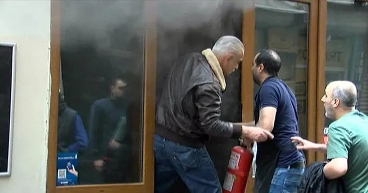 Beyoğlu’nda türkü evinde yangın