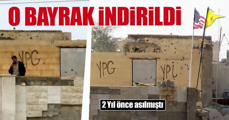 ABD bayrağı, o direkten indirildi