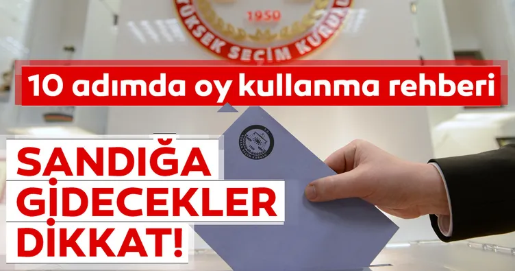 10 adımda oy kullanma rehberi