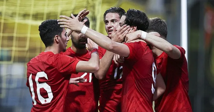 Ümit Milli Futbol Takımı hazırlık maçında Azerbaycan’ı tek golle mağlup etti