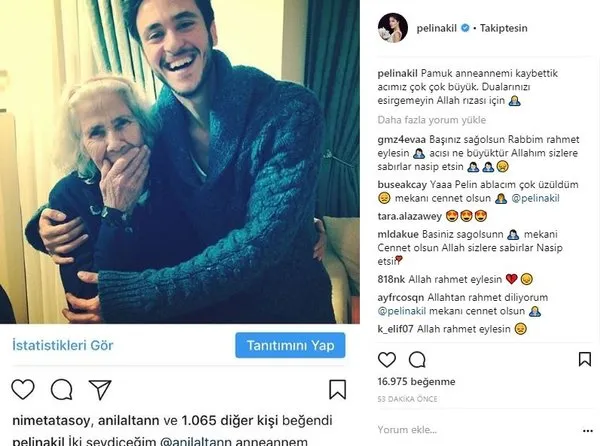 Ünlülerin Instagram paylaşımları (11.12.2017)