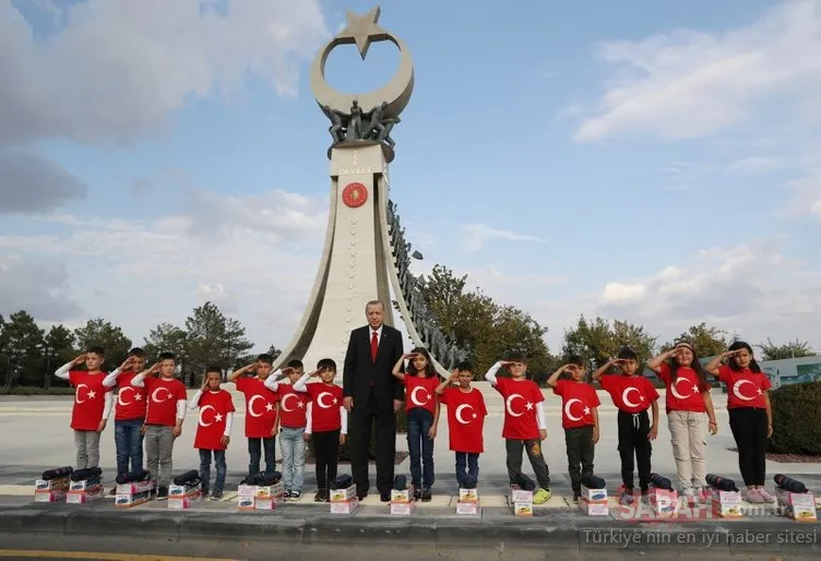 Başkan Erdoğan, Samsunlu öğrencileri kabul etti