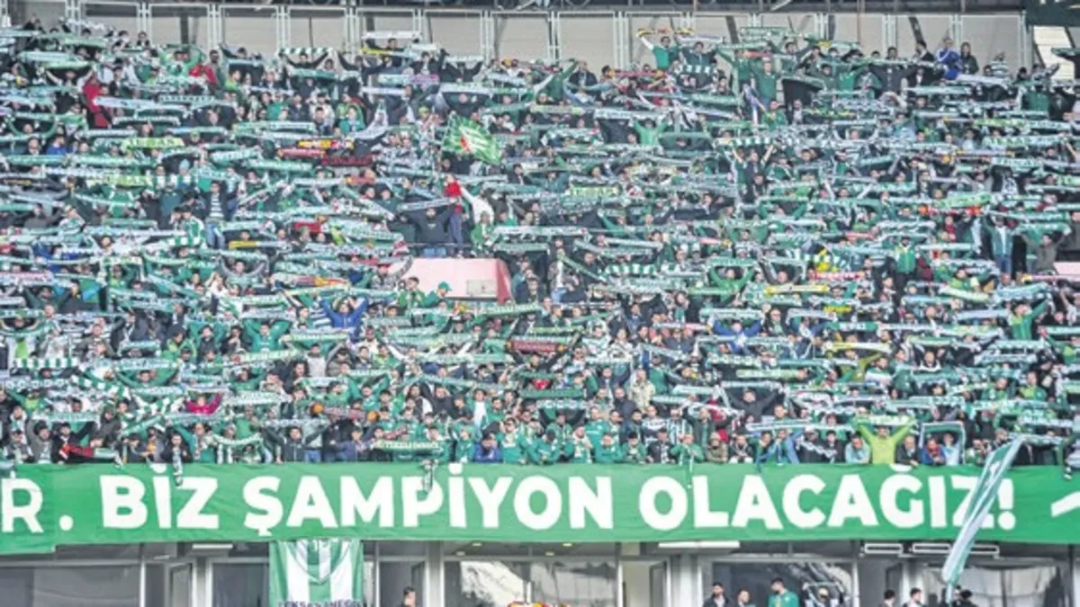 Bursaspor 1. Lig’e koşuyor