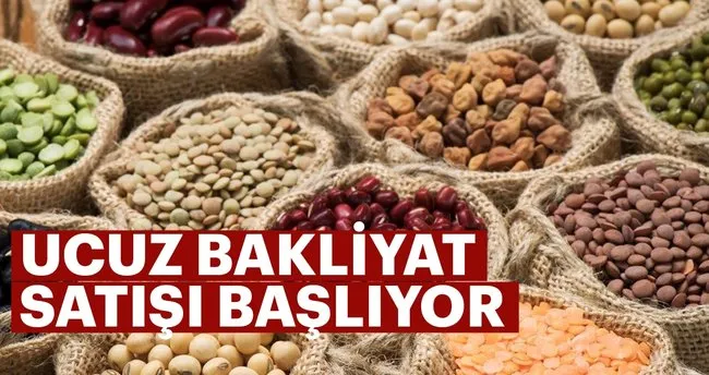 Ucuz Bakliyat Satisi Basliyor Son Dakika Haberler