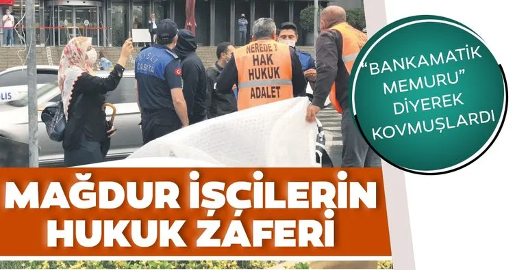 İBB Bankamatik memuru diyerek işte atmıştı! Mağdur işçilerin hukuk zaferi