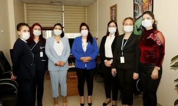 Büyükşehir kadın sağlık çalışanlarını unutmadı