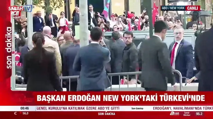Başkan Recep Tayyip Erdoğan, New York'ta!
