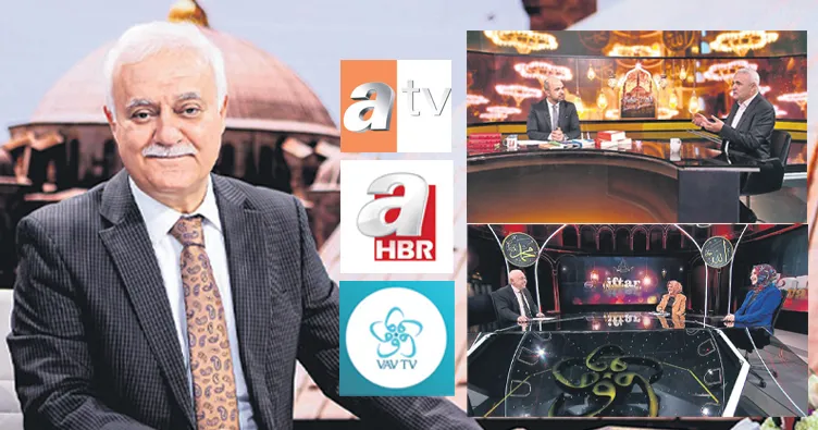 Üç ekranda tek manevi iklim! Ramazanın ruhu atv, VAV TV, a haber ekranlarında yaşatılıyor