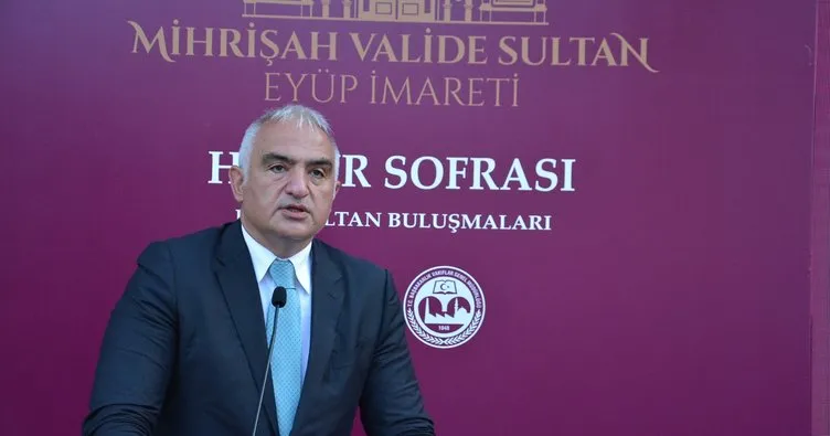 Kültür ve Turizm Bakanı Ersoy, Eyüp İmareti’nde Huzur Sofrası’na katıldı