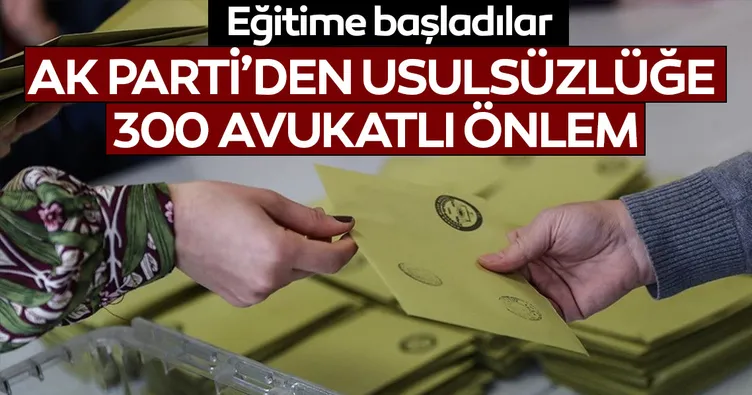 AK Parti'den usulsüzlüğe 300 avukatlı önlem!