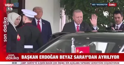 Başkan Erdoğan Beyaz Saray’dan ayrıldı