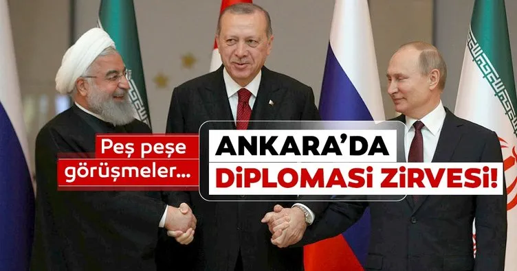 Rusya Devlet Başkanı Putin Ankara'da! Başkan Erdoğan, Putin ile görüştü