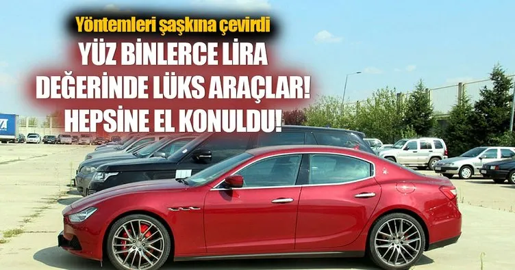 Yurda sahte belgelerle getirilen 99 lüks otomobile el koyma kararı