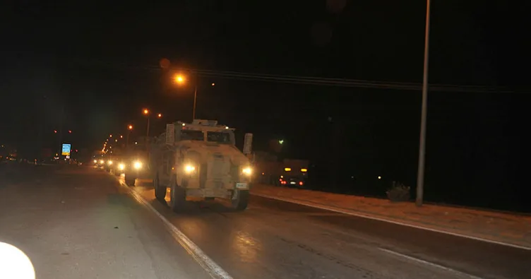 Sınıra askeri araç sevkiyatı