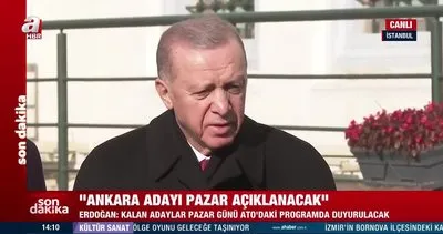 Başkan Erdoğan: Belediye başkan adaylarımızı pazar günü açıklayacağız | Video