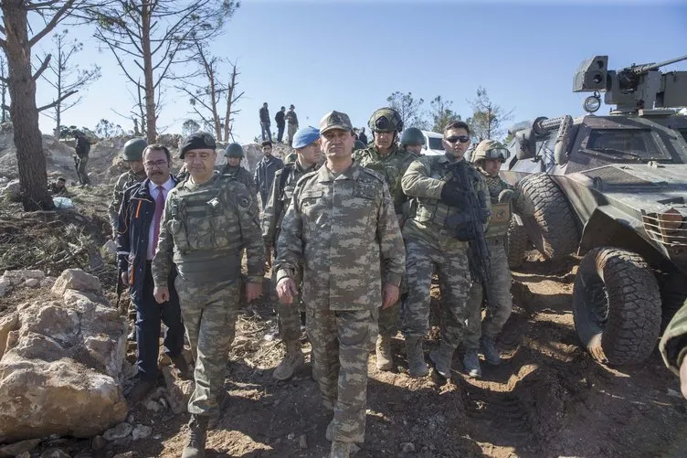 Son Dakika Haberi: Zeytin Dalı Harekatı'nın komutanı Korgeneral Temel, Burseya Dağı'nda