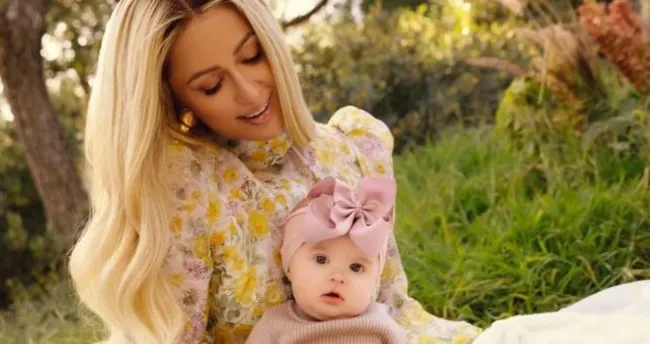 Yüzünü ilk kez gösterdi! İşte Paris Hilton’un çok merak edilen kızı...