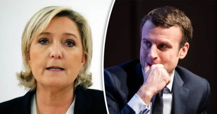 Fransa cumhurbaşkanlığı seçimlerinde Le Pen ile ikinci tura kalan Macron favori