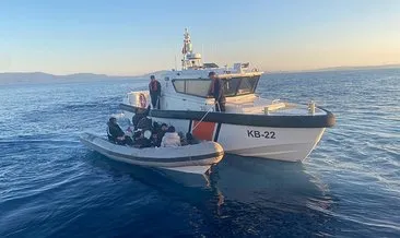 İzmir’de 47 göçmen karaya çıkarıldı: 2 kaçakçı da kıskıvrak yakalandı! #izmir