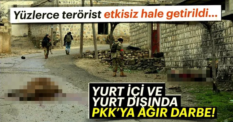 Şubatta yurt içi ve dışında PYD/PKK’ya ağır darbe