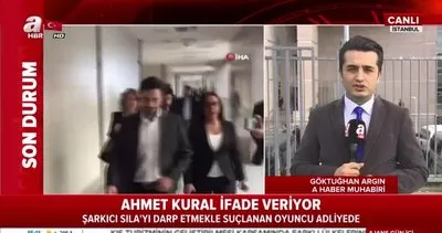 Şarkıcı Sıla Gençoğlu’na 45 dakika işkence yaptığı iddia edilen oyuncu Ahmet Kural ifade veriyor!