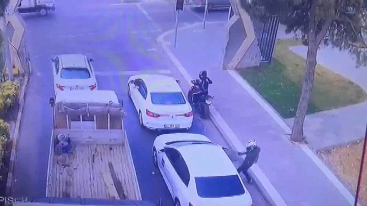 Görüntüler film setinden değil İstanbul’dan: Bankadan çektiği 600 bin TL’yi öyle bir anda çaldılar ki!