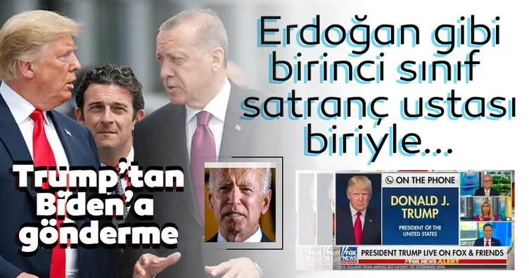 Son dakika haberi: Trump'tan Erdoğan açıklaması! Erdoğan gibi birinci sınıf satranç oyuncusu...