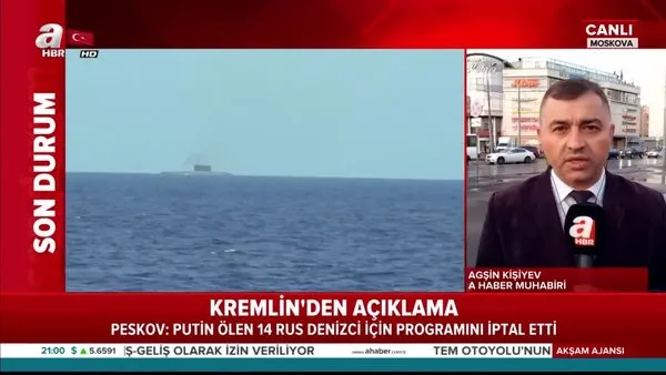 Rusya'da denizaltı faciası: 14 öldü! Putin tüm programlarını iptal etti