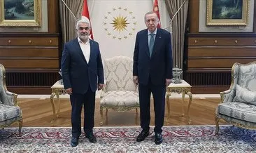 Başkan Erdoğan, HÜDAPAR Genel Başkanı Yapıcıoğlu’nu kabul etti