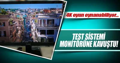 Test sistemi monitörüne kavuştu!