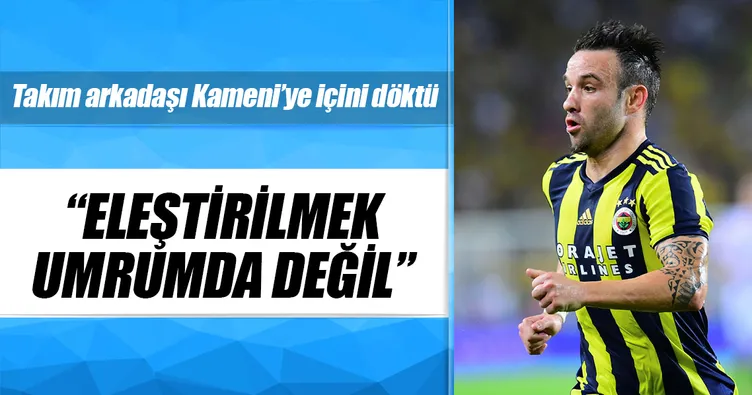 Eleştirilmek umrumda değil