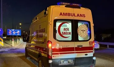 Bilecik'te korkutan kaza: TIR ile otomobil çarpıştı! #bilecik