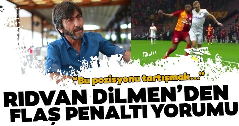 Son dakika haberi: Rıdvan Dilmen Galatasaray - Kayserispor maçını değerlendirdi! Çarpıcı penaltı yorumu
