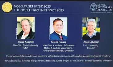 Nobel Fizik Ödülü elektron dinamiklere