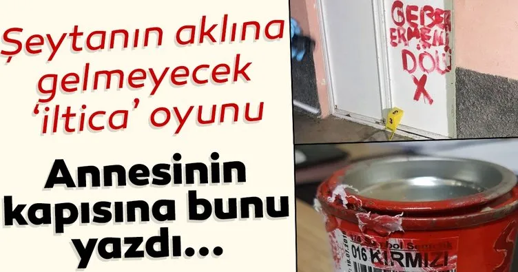 Şeytanın aklına gelmeyecek “İltica” oyunu