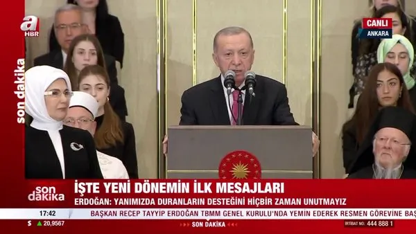 Başkan Erdoğan'dan Türkiye Yüzyılı'nın ilk mesajları: 85 milyonun tamamını bağrımıza basacağız