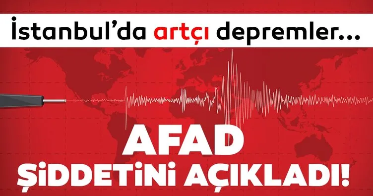 Artçı deprem vurdu... Son dakika: İstanbul deprem ile sallandı! Kandilli Rasathanesi ve AFAD son depremler listesi