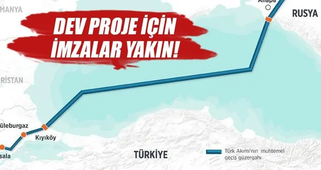 ’Türk Akımı’nda imzalar yakın