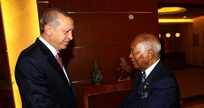 Cumhurbaşkanı Erdoğan Madagaskar’da Meclis ve Senato başkanını kabul etti