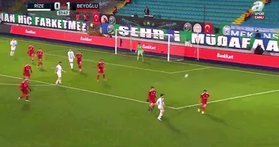 GOL | Rizespor 1-1 Beyoğlu Yeni Çarşıspor