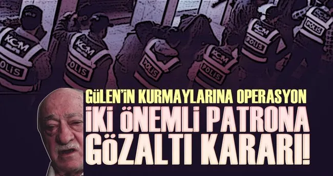 Gülen’in İzmir’deki kurmaylarına operasyon