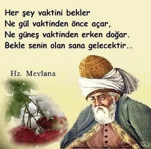 Resimli Mevlana Sözleri - En Güzel Hz. Mevlana Sözleri ve Öğütleri