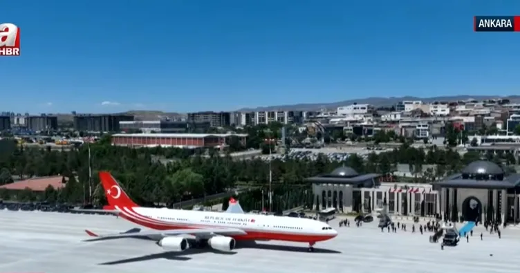 Ankara’da tarihi gün! Başkan Erdoğan Ankara Havalimanı’nda...
