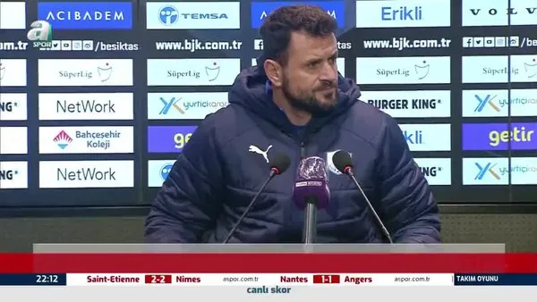Hüseyin Çimşir Beşiktaş - BB Erzurumspor maçı sonrası konuştu!