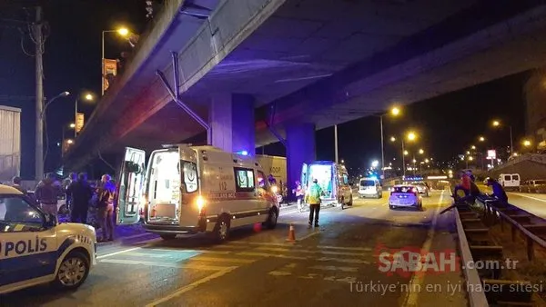 Trabzon’da otomobil viyadük ayağına çarptı; 2 ölü, 3 yaralı