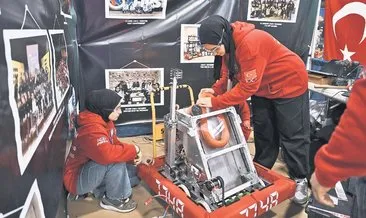 Kız öğrencilerin robotu ABD’de yarışıyor