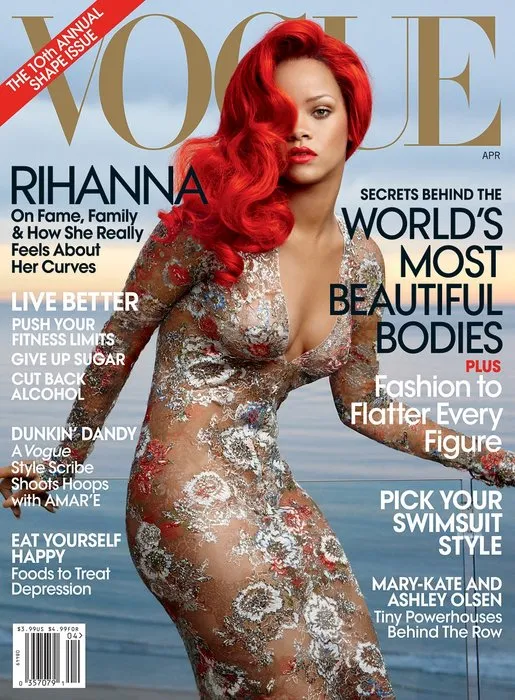 Rihanna Vogue’a poz verdi