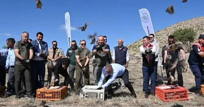Nevşehir’de doğaya 600 kınalı keklik bırakıldı #nevsehir