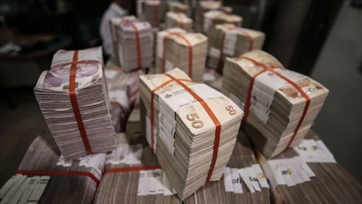 Türkiye haritası üzerinde dolar işareti ve grafikler.
