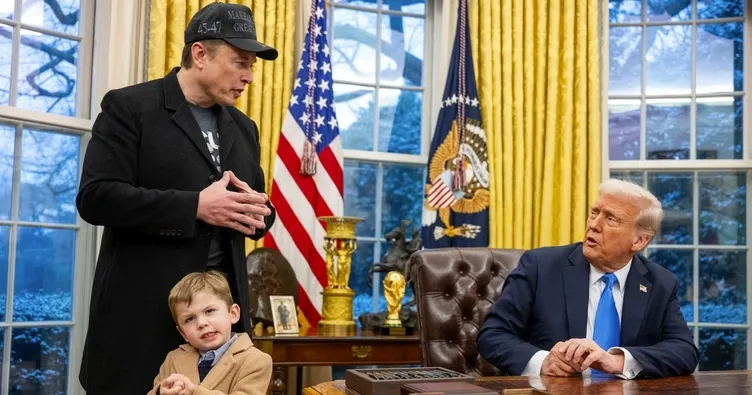 ABD’de gündem Elon Musk’ın oğlu: Oval Ofis toplantısındaki görüntüler popüler oldu